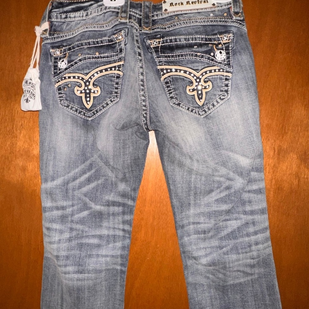 Rock Revival Women's Light Blue Boot Cut Jeans